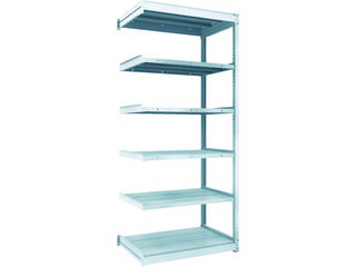 TRUSCO/トラスコ中山 【代引不可】TUG型軽量棚100kg連結 940×624×H2100 6段 TUG100-73L-6Bの通販は