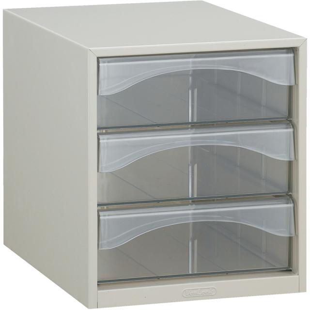 TRUSCO トラスコ中山 レターケース A4深型3段 A4-W3P