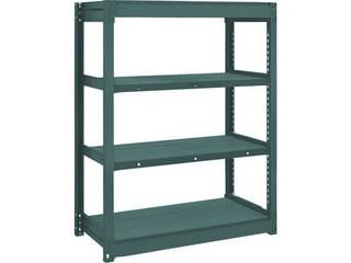 TRUSCO/トラスコ中山 【代引不可】TUG型軽量棚 黒 100kg単体 1840×474×H1100 4段 TUG100-46S-4-BKの通販は 26,587円