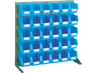 TRUSCO/トラスコ中山 【代引不可】パネルコンテナラック 卓上型 コンテナ中X30 緑 T-0956N GN 31,331円