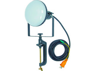 TRUSCO/トラスコ中山 LED投光器 DELKURO バイスタイプ 50W 10m アース付 2芯3芯両用タイプ RTLE-510EP-V