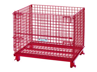 TRUSCO/トラスコ中山 【代引不可】ネットパレット 1000X800X850 粉体塗装 赤 T0810R 23,983円