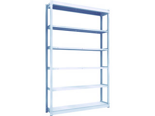 TRUSCO/トラスコ中山 【代引不可】TUG型軽中量棚200kg単体 1540X324XH2400 6段 TUG200-85K-6の通販は