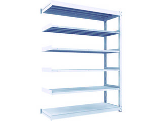 TRUSCO/トラスコ中山 【代引不可】TUG型中量棚450kg 連結 1800X626XH2400 6段 TUG450-86L-6Bの通販は 42,643円