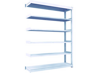 TRUSCO/トラスコ中山 【代引不可】TUG型中量棚450kg 連結 1800X476XH2400 6段 TUG450-86S-6Bの通販は