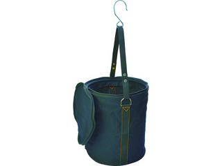 トラスコ TADB-270FF 電工バケツ 270×300 ファスナー蓋付き Sフック大付 ブラック TRUSCO メーカー直送 代引不可 沖縄 離島不可 トラスコ中山 TRUSCO アタッチメント付電工バケツ Φ270X300 TADB-270 1個 449-9280（直送品）