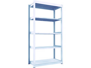 TRUSCO/トラスコ中山 【代引不可】TUG型中量棚300kg 単体 1255X626XH2400 5段 TUG300-84L-5の通販は 49,808円