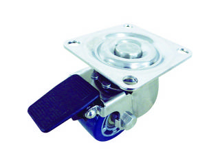 TRUSCO トラスコ中山 低床式重荷重用自在ストッパー付ウレタン車75mm TYHSUB-75の通販は 5,702円