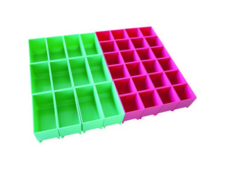 TRUSCO トラスコ中山 プロ用段積みバッグ STACK BLOCK パーツケース 420X70 Dタイプ SB-PT42B-D