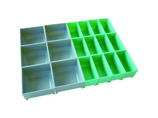 TRUSCO トラスコ中山 プロ用段積みバッグ STACK BLOCK パーツケース 420X70 Eタイプ SB-PT42B-E