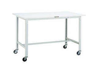TRUSCO/トラスコ中山 【代引不可】AE型作業台 900X750 75φキャスター付 ホワイト色 AE-0975C75 Wの通販は