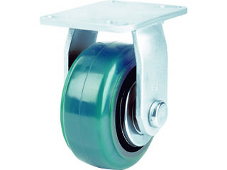 TRUSCO トラスコ中山 超重高荷重用キャスター 固定 100MM 耐湿ウレタン車輪1000KGF TUSH100R-KPL