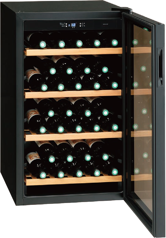 三ツ星貿易 ワインセラー 32本 エクセレンスシリーズ 右開き1ドア 110L