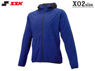 SSK エスエスケイ 【メンズ・ユニセックス】長袖フルZIP ボンディングパーカー【Dブルー×ネイビー】【XO2】BWP2001の通販は 7,832円