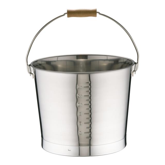 OYA 大屋製作所 １８−８プレスバケツ　（目盛付）　１５ｌ　の通販は