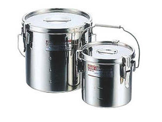 OYA 大屋製造所 モリブデンテーパーパッキン汁食缶 27糎目盛付(15.0L)