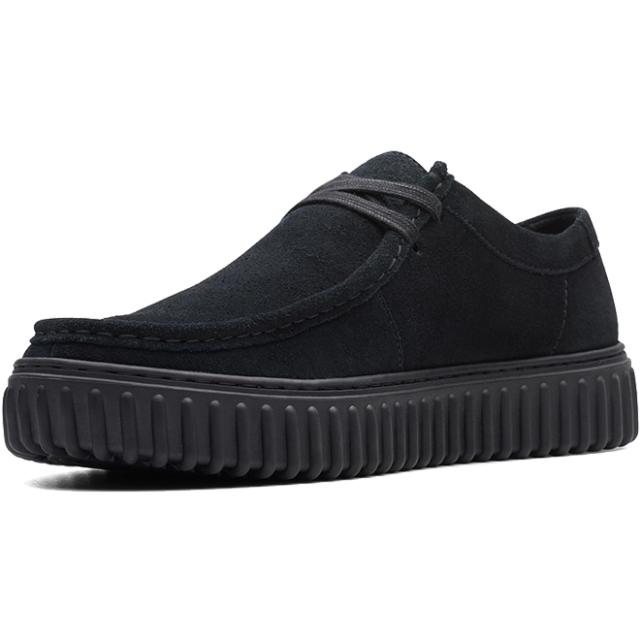 clarks クラークス 【メンズ】トーヒル ロー【ブラックスエード】【26.5cm】 26172019 Torhill Lo