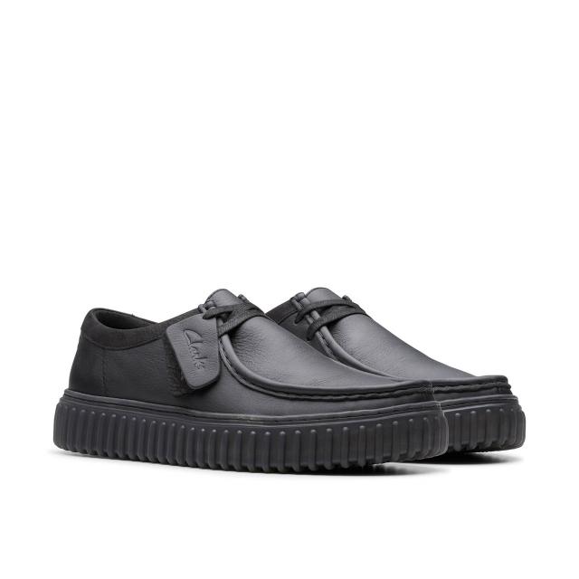 clarks クラークス 【メンズ】トーヒル ロー 【ブラックレザー】【UK7.5/25.5cm】 26181385_1
