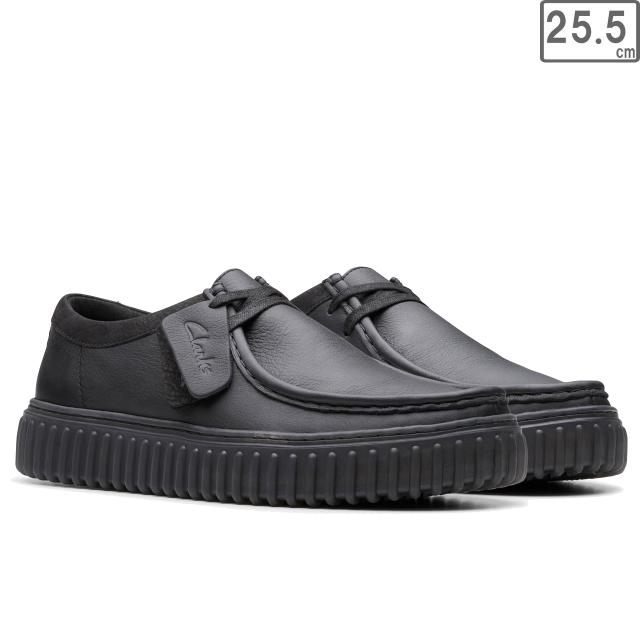 clarks クラークス 【メンズ】トーヒル ロー 【ブラックレザー】【UK7.5/25.5cm】 26181385