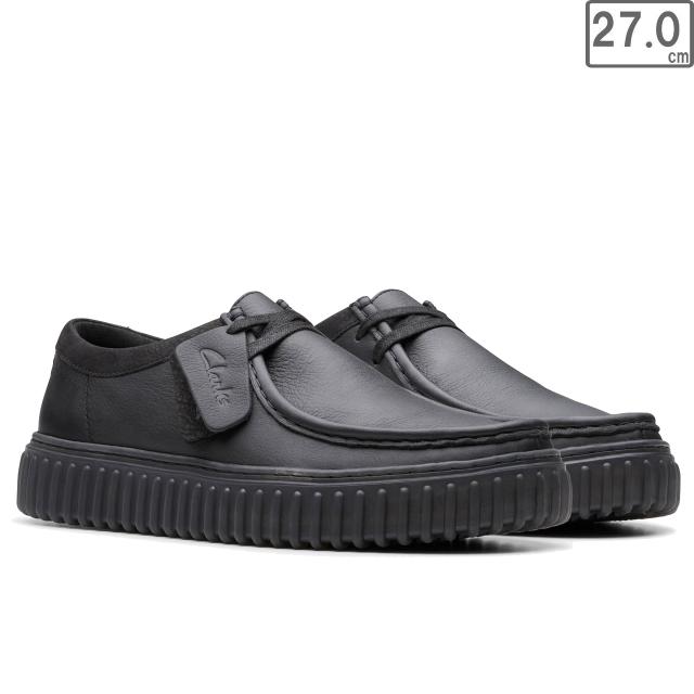 clarks クラークス 【メンズ】トーヒル ロー 【ブラックレザー】【UK9/27.0cm】 26181385