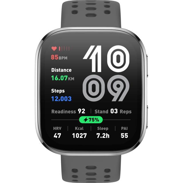 amazfit アマズフィット 【納期6月中旬以降】Bip 6 【チャコール】 sp170074 AMOLED 5衛星測位GPS VGP2026_1