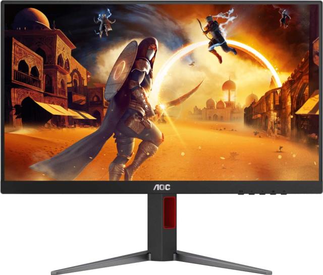 AOC IPSパネル フルHD対応23.8型ワイド液晶ディスプレイ 180Hz DP1.4 画面昇降・回転 24G4/11