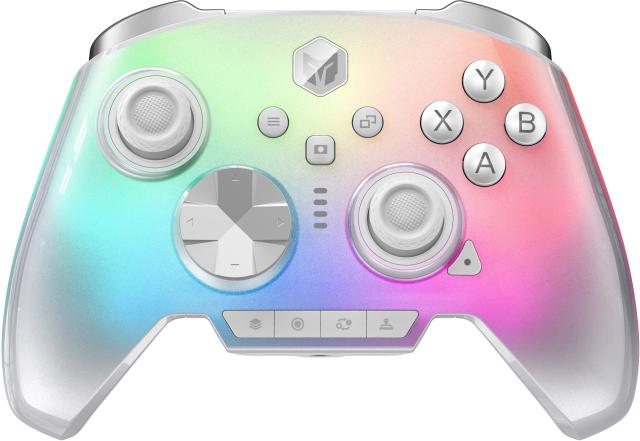 BIGBIG WON 静電容量式スティック搭載有線/無線ゲーミングコントローラー Rainbow 3