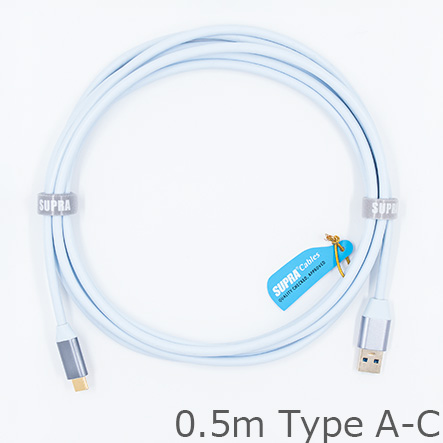 SAEC サエクコマース SUPRA USB 3.2ケーブル Type A-C 0.5m 高品質SUPER HIGH SPEED 対応USBケーブル 10,032円