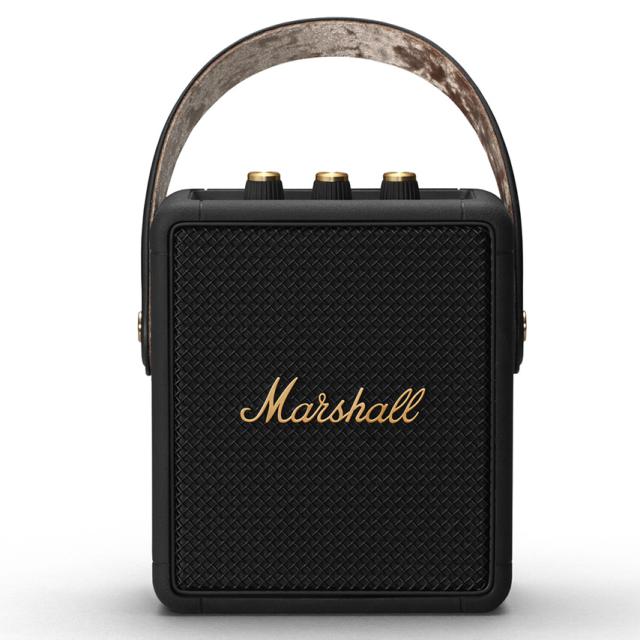Marshall マーシャル STOCKWELL II BLACK AND BRASS STOCKWELL II ワイヤレススピーカ− ブラックアンドブラス