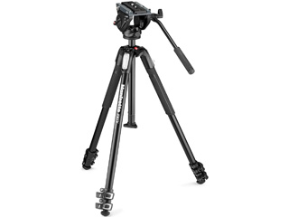 Manfrotto マンフロット MVK500190X3　MVH500AHビデオ雲台+MT190X3アルミ三脚