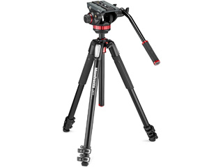 Manfrotto マンフロット MVK502055XPRO3　MVH502AHビデオ雲台+MT055XPRO3アルミ三脚