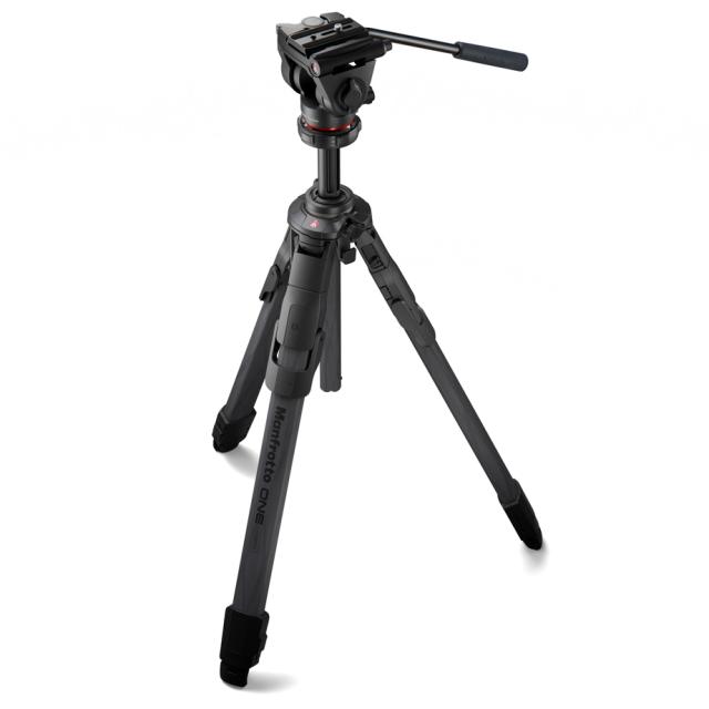 Manfrotto マンフロット ONE カーボン三脚 500X フルード雲台キット MKONEC-500X ブラック