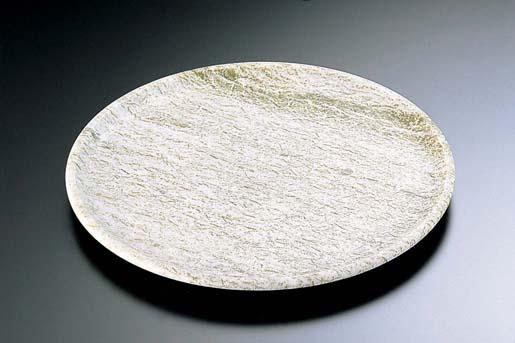 YOUNGSHIN STONE 石器　丸皿　ＹＳＳＪ−０１１／３２cm