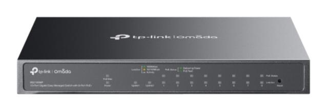 TP-Link ティーピーリンク ES210GMP(UN) Omada ギガビットポートx10 イージーマネージドスイッチ(PoE+ポートx8搭載)
