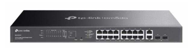 TP-Link ティーピーリンク Omada ギガビットポートx20 イージーマネージスイッチ(PoE+ポートx16搭載) ES220GMP(UN)
