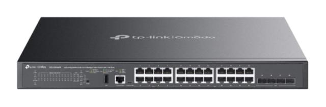 TP-Link ティーピーリンク Omada 24ポートギガビットスタッカブルライトL3マネージPoE++スイッチ(10Gスロットx4搭載) SG5428XMPP(UN)