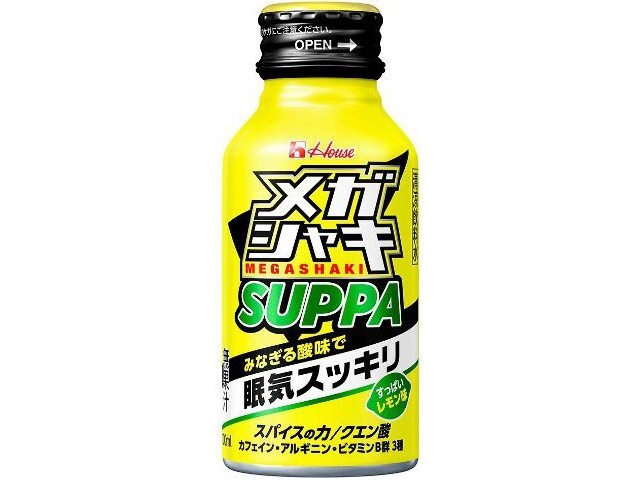 ハウスウェルネスフーズ メガシャキ ＳＵＰＰＡ１００ｍｌ ×30 【全国送料無料】(一部地域別途)