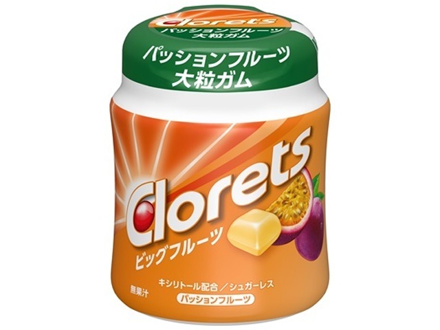 クロレッツ ビッグフルーツパッションＦ１１２ｇ ×36 【送料込】(一部地域別途)