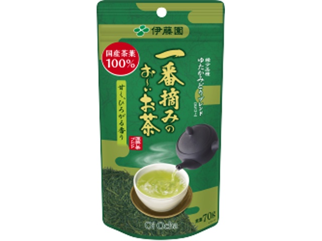 伊藤園 一番摘みのお〜いお茶ゆたかみどり７０ｇ  ×10 【全国送料無料】(一部地域別途)