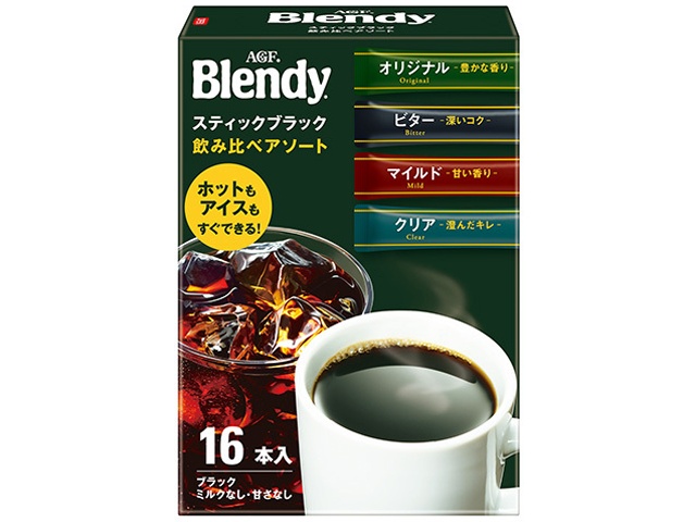 ＡＧＦ ブレンディ飲み比べアソート１６本  ×12 【全国送料無料】(一部地域別途)