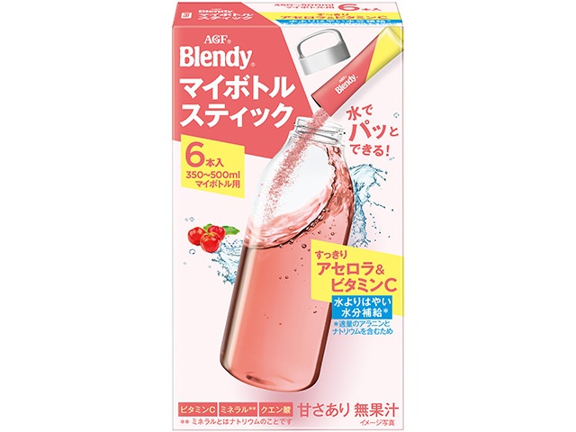 ブレンディマイボトル アセロラ＆ビタミンＣ６本 ×24 【全国送料無料】(一部地域別途)