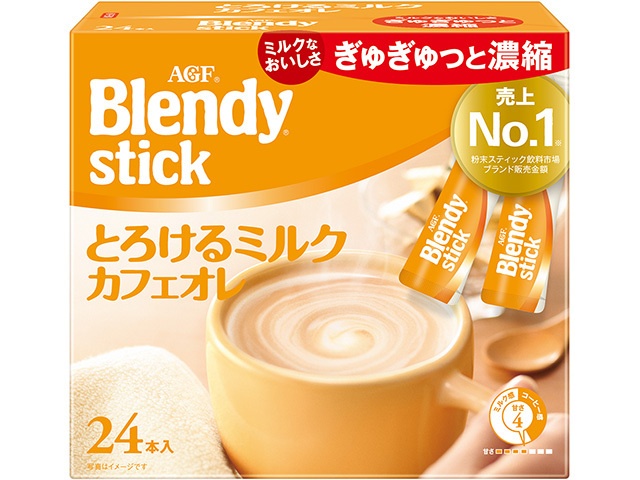 ブレンディ スティック とろけるミルク２４本  ×6 【全国送料無料】(一部地域別途)