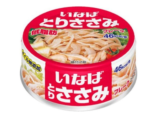 いなば とりささみ低あぶら身 ７０ｇ ×48 【全国貨物輸送無料】(構成成分領域別途)