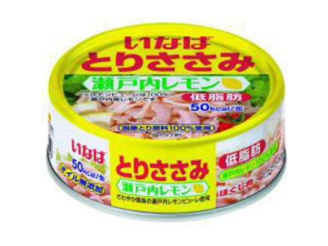 いなば とりささみフレーク 瀬戸内レモン７０ｇ ×48 【全国送料無料】(一部地域別途)