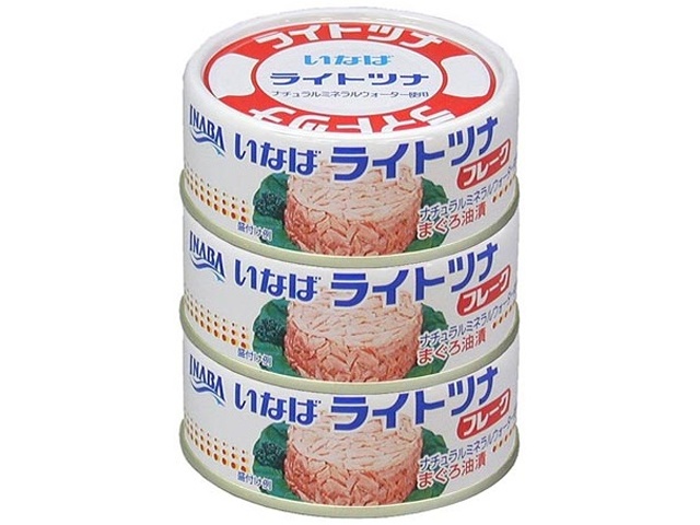 いなば ライトツナフレークＴＭ７０ｇ×３ ×15 【全国送料無料】(一部地域別途)