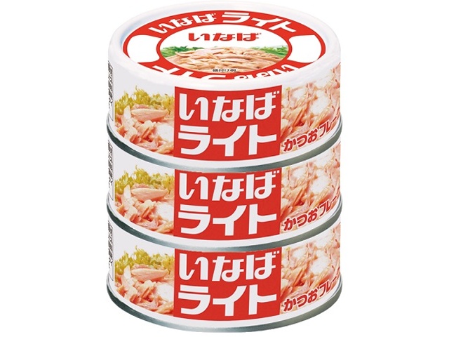 いなば ライトフレークＴＭ ７０ｇ×３ ×15 【全国送料無料】(一部地域別途)