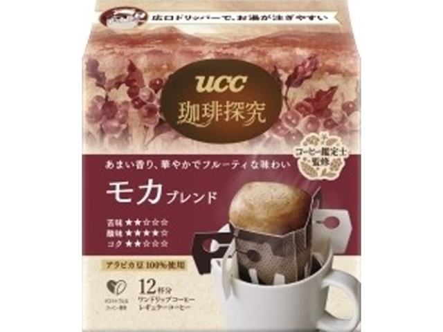 ＵＣＣ 珈琲探究 モカブレンド１２Ｐ ×12 【全国送料無料】(一部地域別途)