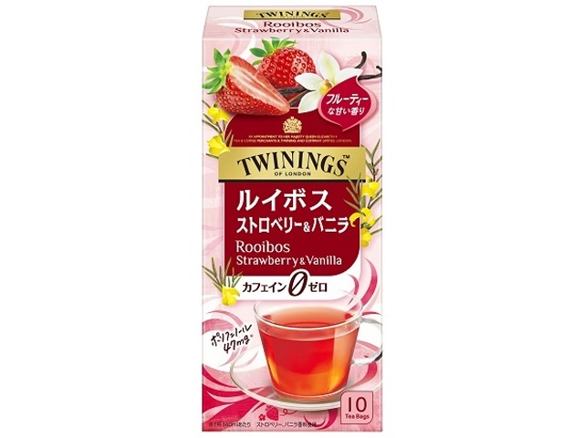 トワイニング ルイボス ストロベリー＆バニラ１０袋 ×48 【全国送料無料】(一部地域別途)