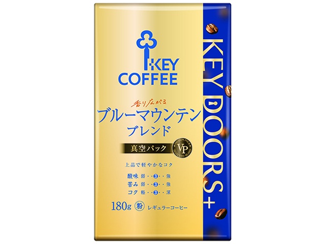 キー 香り広がるブルーマウンテンブレンド １８０ｇ ×24 【全国送料無料】(一部地域別途)