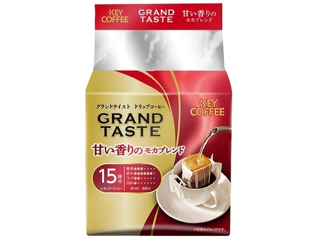 キー ドリップバック 甘い香りモカブレンド１５Ｐ ×12 【全国送料無料】(一部地域別途)